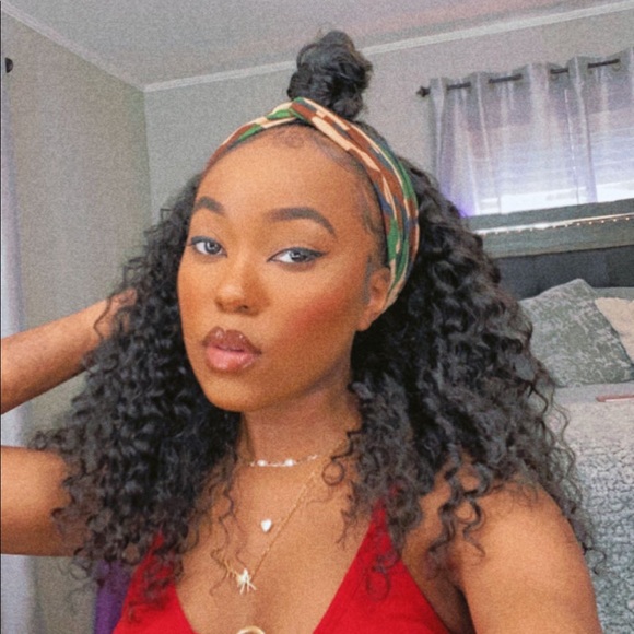 Deep Wave Human Hair Headband Wig - Picture 3 of 7